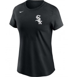 Women's Eloy Jimenez Black Chicago White Sox Name Number T-shirt Black $21.50 Tops