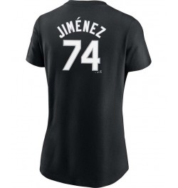 Women's Eloy Jimenez Black Chicago White Sox Name Number T-shirt Black $21.50 Tops