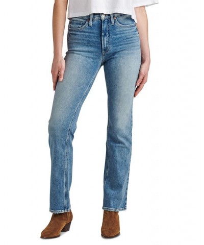 Women's Vintage-Inspired High-Rise Bootcut Jeans Indigo $32.94 Jeans