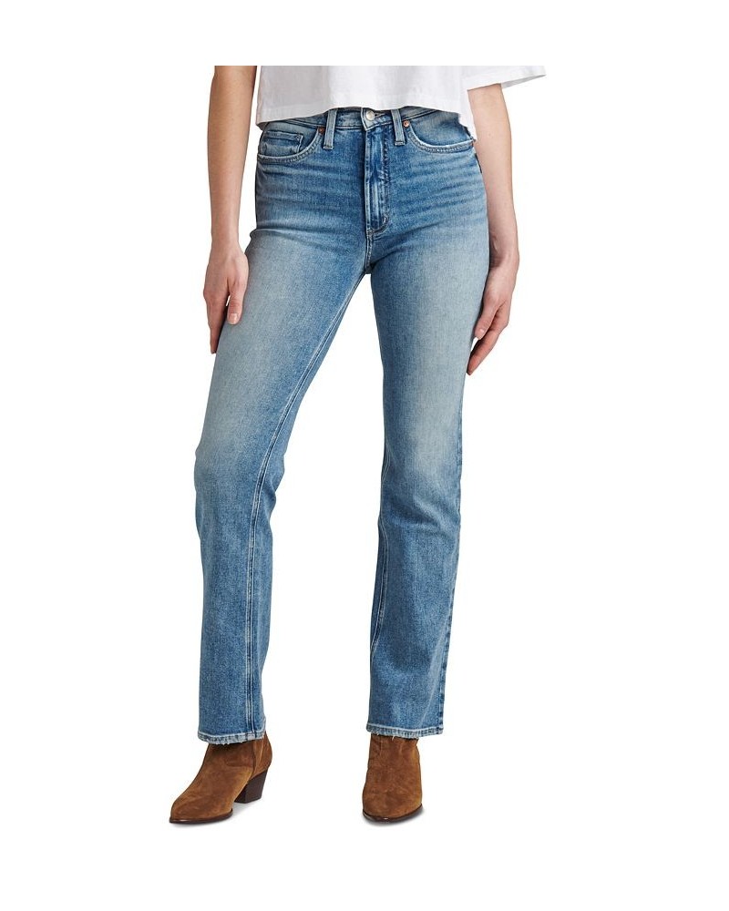 Women's Vintage-Inspired High-Rise Bootcut Jeans Indigo $32.94 Jeans