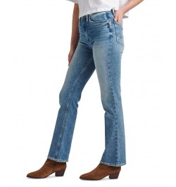 Women's Vintage-Inspired High-Rise Bootcut Jeans Indigo $32.94 Jeans