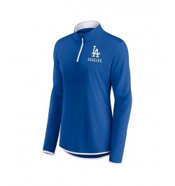 Women's Branded Royal Los Angeles Dodgers Worth The Drive Quarter-Zip Jacket Royal $26.65 Jackets