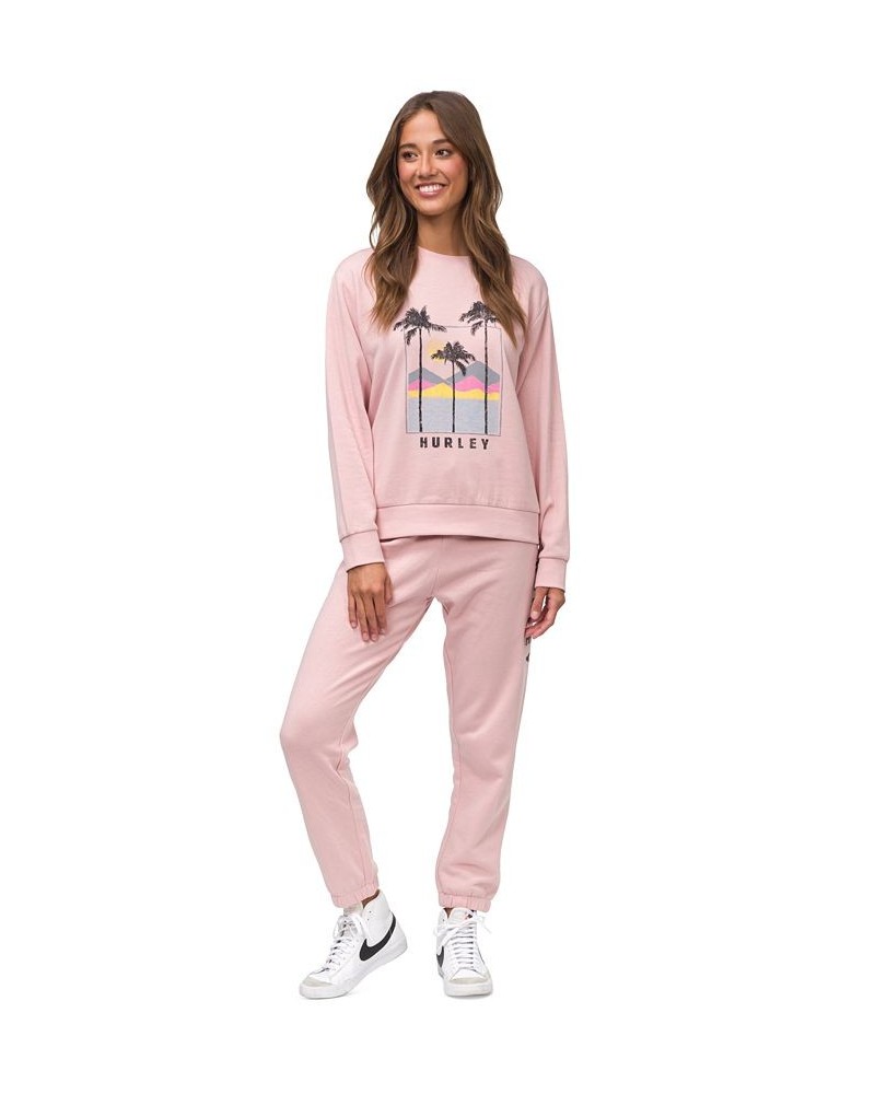 Juniors' Havana Girlfriend Fleece Sweatshirt Blush $18.40 Tops