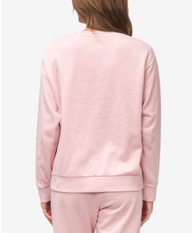 Juniors' Havana Girlfriend Fleece Sweatshirt Blush $18.40 Tops