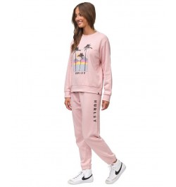 Juniors' Havana Girlfriend Fleece Sweatshirt Blush $18.40 Tops