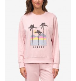 Juniors' Havana Girlfriend Fleece Sweatshirt Blush $18.40 Tops