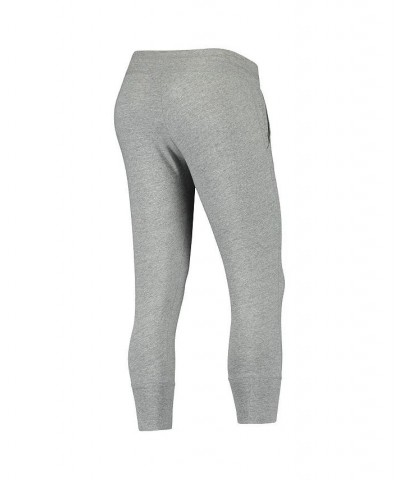 Women's Heathered Gray New Orleans Pelicans Gym Vintage-Like Capri Pants Heathered Gray $34.00 Pants