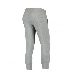 Women's Heathered Gray New Orleans Pelicans Gym Vintage-Like Capri Pants Heathered Gray $34.00 Pants