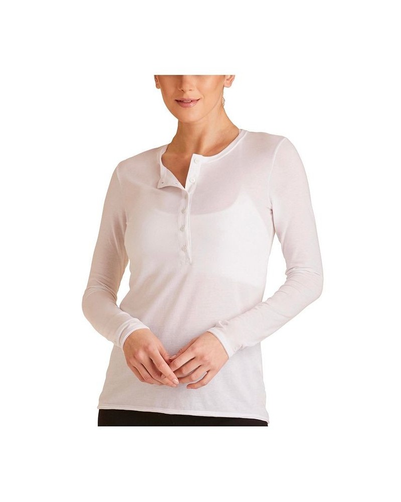 Adult Women Breakers Henley White $47.30 Tops