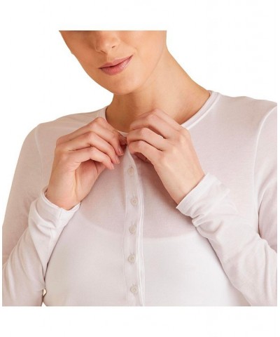 Adult Women Breakers Henley White $47.30 Tops