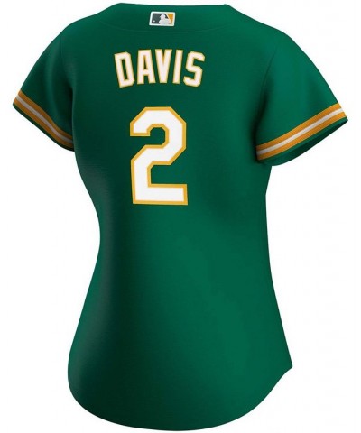 Women's Khris Davis Green Oakland Athletics Alternate Replica Player Jersey Green $60.90 Jersey