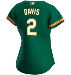 Women's Khris Davis Green Oakland Athletics Alternate Replica Player Jersey Green $60.90 Jersey