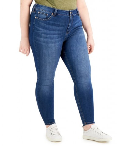 Trendy Petite Plus Size Skinny Jeans Blue $14.10 Jeans