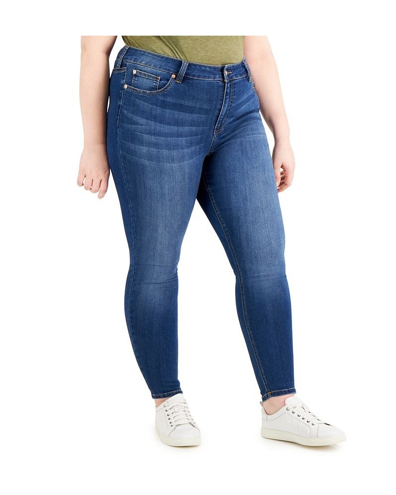 Trendy Petite Plus Size Skinny Jeans Blue $14.10 Jeans