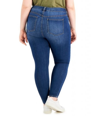 Trendy Petite Plus Size Skinny Jeans Blue $14.10 Jeans