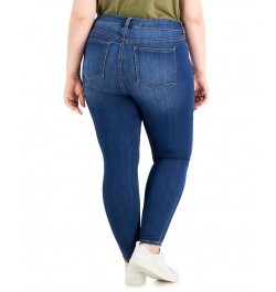 Trendy Petite Plus Size Skinny Jeans Blue $14.10 Jeans