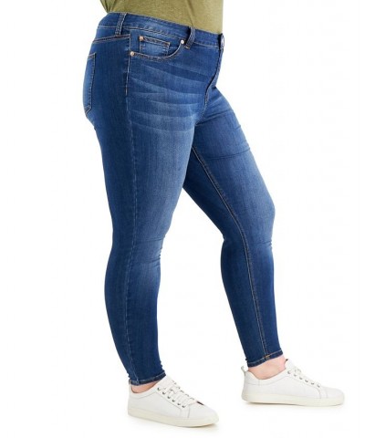 Trendy Petite Plus Size Skinny Jeans Blue $14.10 Jeans