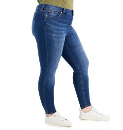 Trendy Petite Plus Size Skinny Jeans Blue $14.10 Jeans