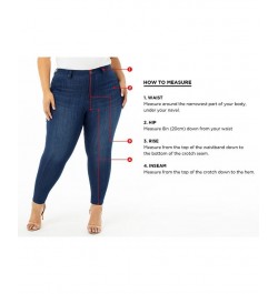 Trendy Petite Plus Size Skinny Jeans Blue $14.10 Jeans