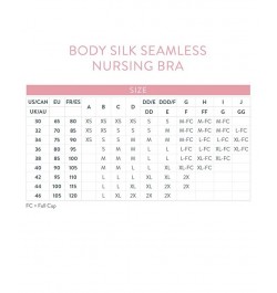 Body Silk Seamless Full Cup Nursing Bra White $21.67 Bras