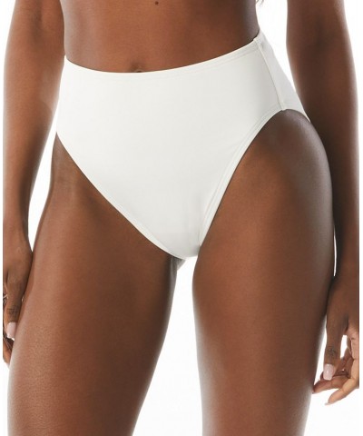 High Waist Bikini Bottoms White $35.20 Swimsuits