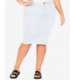 Plus Size Reese Stretch Skirts Sky $28.29 Skirts