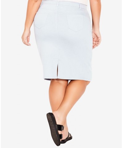 Plus Size Reese Stretch Skirts Sky $28.29 Skirts