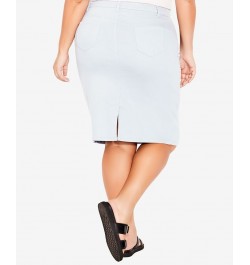 Plus Size Reese Stretch Skirts Sky $28.29 Skirts