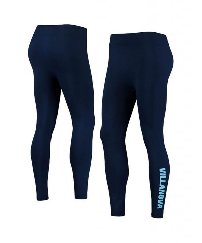 Women's Navy Villanova Wildcats Fleece Lined 2.0 Leggings Blue $16.72 Pants