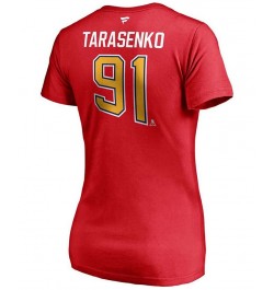 Women's Vladimir Tarasenko Red St. Louis Blues 2020/21 Special Edition Authentic Stack Name Number V-Neck T-shirt Red $22.67 ...