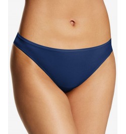 Women's Cotton Comfort Thong Underwear DMCOBK Team Navy $8.75 Panty