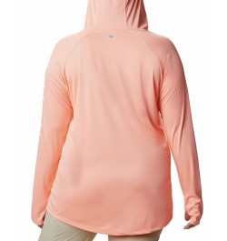 Plus Size PFG Hoodie Tidal Tee Active Top Orange $28.05 Sweatshirts