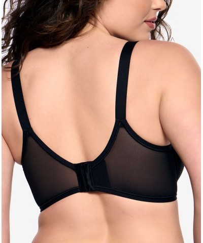 Women's Delightful Breathable Lace Contour Bra Black $17.27 Bras