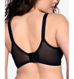 Women's Delightful Breathable Lace Contour Bra Black $17.27 Bras