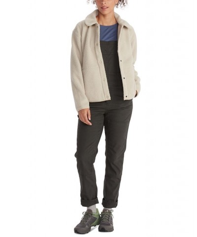 Women's Aros Fleece Jacket Tan/Beige $40.95 Jackets