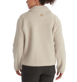 Women's Aros Fleece Jacket Tan/Beige $40.95 Jackets