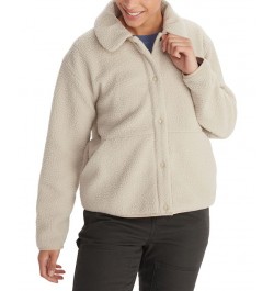 Women's Aros Fleece Jacket Tan/Beige $40.95 Jackets