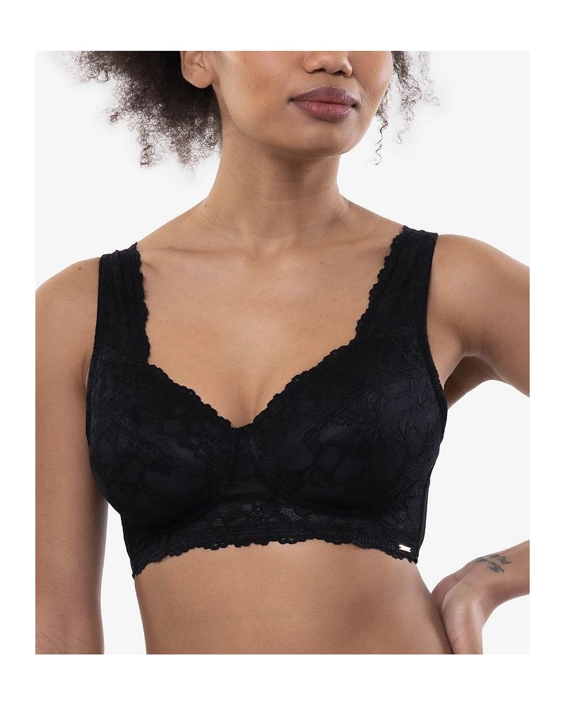 Women's Aina Non Padded Bralette Black $12.23 Bras