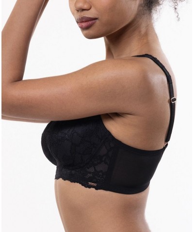 Women's Aina Non Padded Bralette Black $12.23 Bras