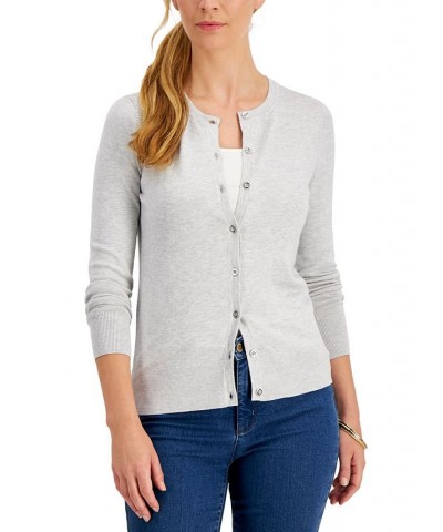 Women's Button Cardigan Gray $19.60 Sweaters