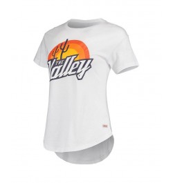 Women's White Phoenix Suns The Valley City Edition Phoebe Tri-Blend T-shirt White $29.49 Tops