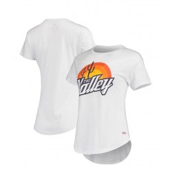 Women's White Phoenix Suns The Valley City Edition Phoebe Tri-Blend T-shirt White $29.49 Tops