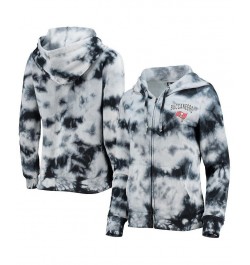 Women's Black Tampa Bay Buccaneers Tie-Dye Fleece Full-Zip Hoodie Black $28.98 Sweatshirts