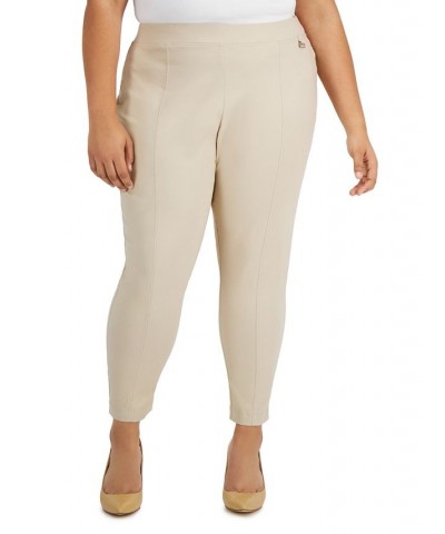 Plus Size Skinny Pants Tan/Beige $21.71 Pants