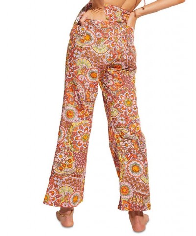 x Smiley Juniors' So Trippy Printed Flare-Leg Pants Multi $28.79 Pants