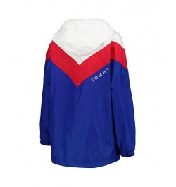 Women's Blue Red New York Rangers Staci Half-Zip Windbreaker Jacket Blue, Red $47.56 Jackets