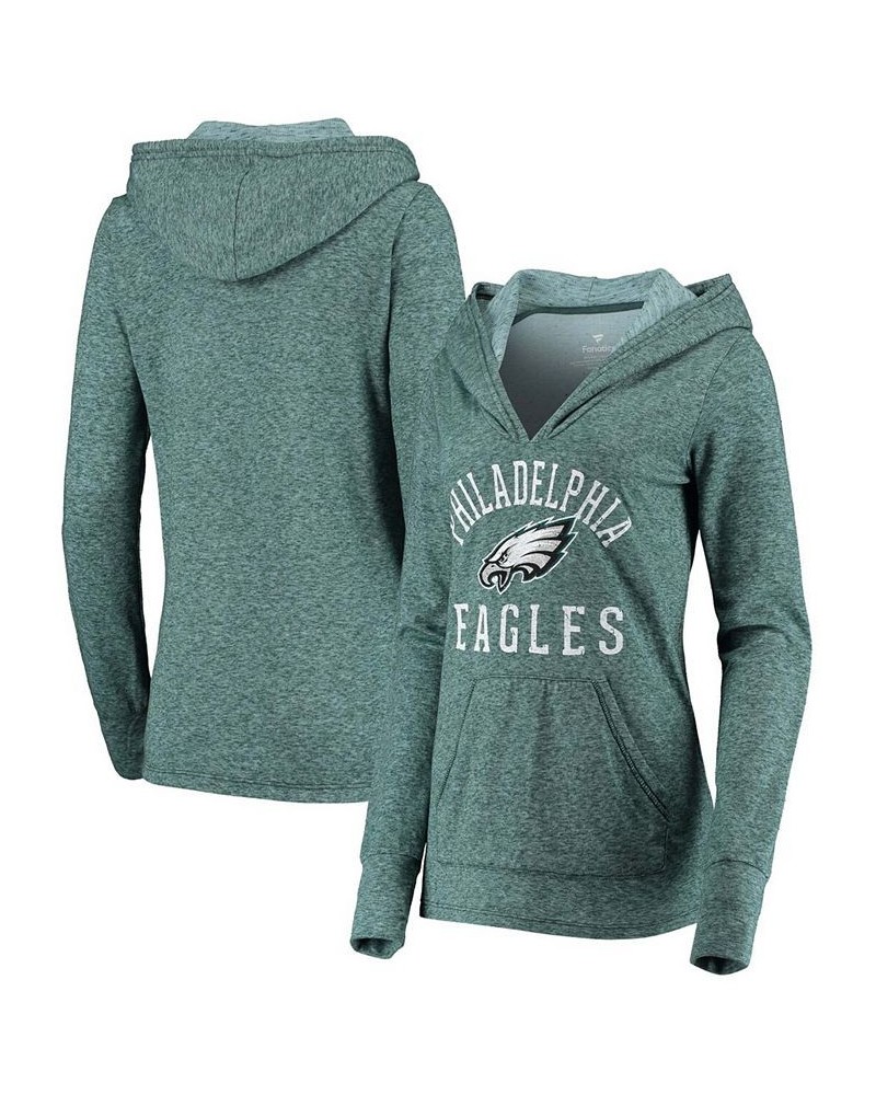 Women's Midnight Green Philadelphia Eagles Doubleface Slub Pullover Hoodie Green $45.04 Sweatshirts