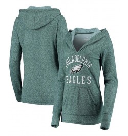 Women's Midnight Green Philadelphia Eagles Doubleface Slub Pullover Hoodie Green $45.04 Sweatshirts