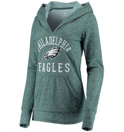 Women's Midnight Green Philadelphia Eagles Doubleface Slub Pullover Hoodie Green $45.04 Sweatshirts