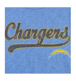 Women's Powder Blue Los Angeles Chargers Justine Long Sleeve Tunic T-shirt Powder Blue $39.41 Tops